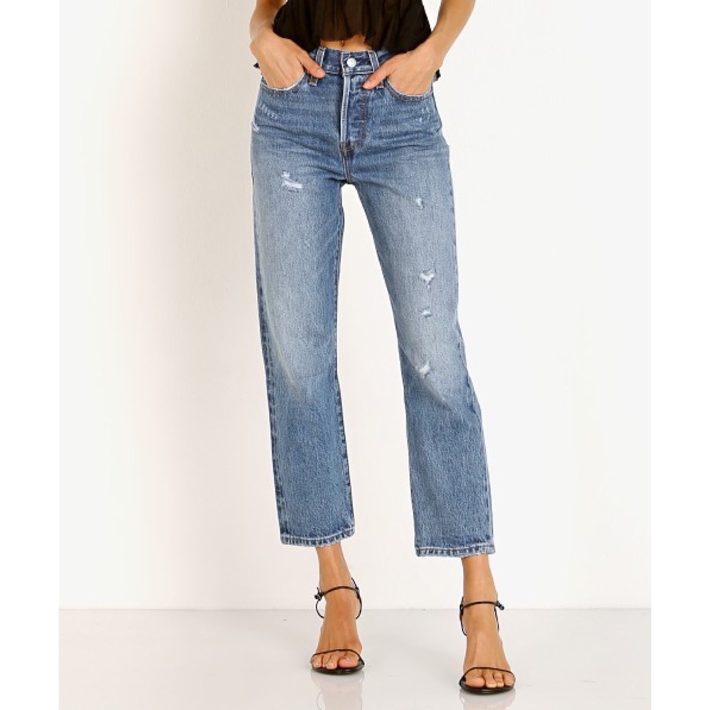 Levi’s Wedgie Fit Straight Selvedge Size 24